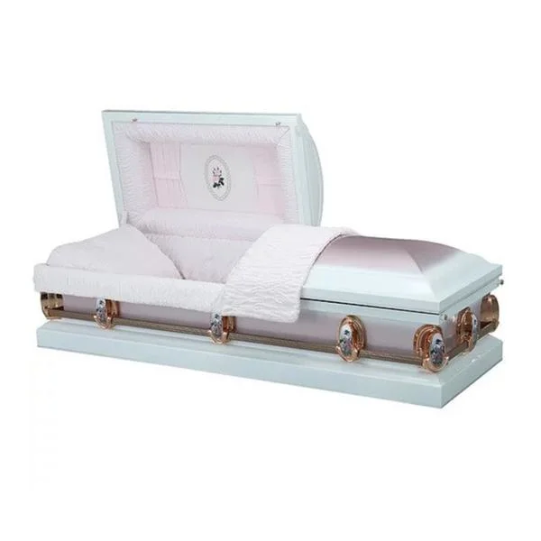 Js-Sc011 Professional Velvet Interior Metal Casket